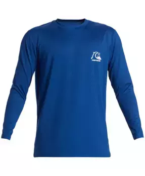Мужская футболка с длинным рукавом Dna Bubble Logo Surf Quiksilver, синий