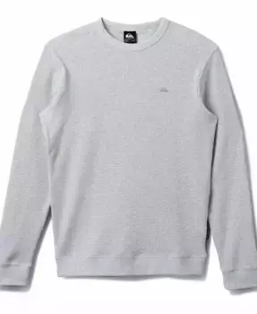 Мужская футболка с длинным рукавом Flanders Waffle Crew Quiksilver, серый