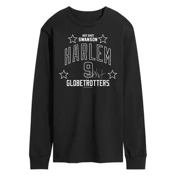 Мужская футболка с длинным рукавом Harlem Globetrotters Hot Shot Swanson 9 Licensed Character