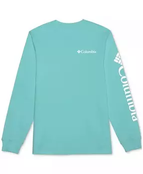 Мужская футболка с длинным рукавом и графикой Fundamentals Columbia, синий