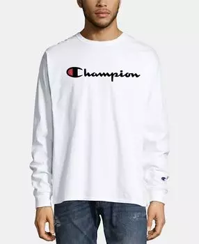 Мужская футболка с длинным рукавом и логотипом Champion, мульти