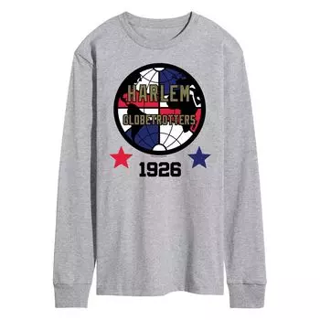 Мужская футболка с длинным рукавом и логотипом Harlem Globetrotters 1926 года Licensed Character