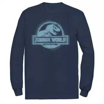 Мужская футболка с длинным рукавом и логотипом Jurassic World Two System Breach Licensed Character