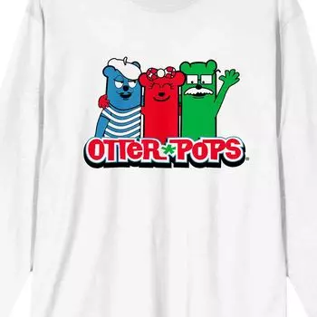 Мужская футболка с длинным рукавом и логотипом Otter Pops Licensed Character