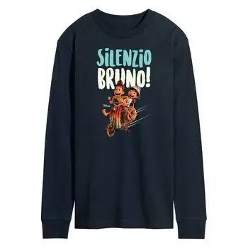 Мужская футболка с длинным рукавом и рисунком Disney's Luca Silenzio Licensed Character