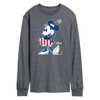 Мужская футболка с длинным рукавом и рисунком Disney's Minnie Mouse Licensed Character
