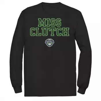 Мужская футболка с длинным рукавом и текстовым логотипом ESPN Miss Clutch Licensed Character