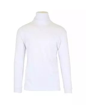 Мужская футболка с длинным рукавом и высоким воротом Galaxy By Harvic, белый