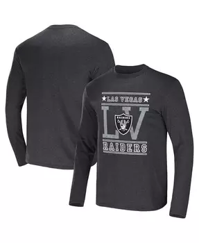 Мужская футболка с длинным рукавом из коллекции nfl x darius rucker by heathered charcoal las vegas raiders Fanatics, мульти
