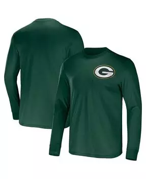 Мужская футболка с длинным рукавом из коллекции nfl x darius rucker by green green bay packers team Fanatics, зеленый