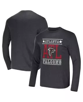 Мужская футболка с длинным рукавом из коллекции nfl x darius rucker by heathered charcoal atlanta falcons Fanatics, мульти