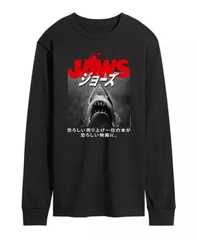 Мужская футболка с длинным рукавом Jaws AIRWAVES, черный