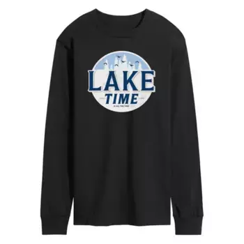 Мужская футболка с длинным рукавом Lake Time Licensed Character, черный
