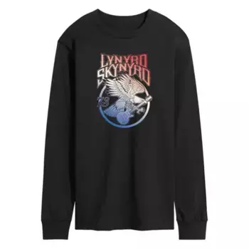 Мужская футболка с длинным рукавом Lynyrd Skynyrd и орлом Licensed Character, черный