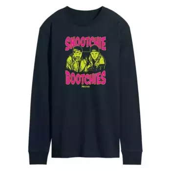 Мужская футболка с длинным рукавом Mall Rats Snootchie Bootchies с принтом Licensed Character, синий