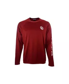 Мужская футболка с длинным рукавом Оклахома Сунерс Терминал Тэкл Columbia, красный