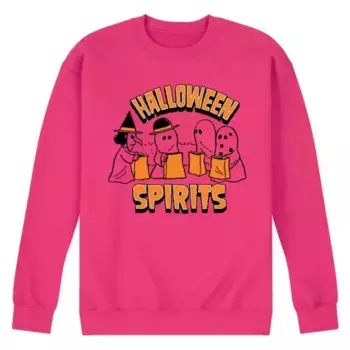 Мужская футболка с длинным рукавом Peanuts Halloween Spirits с принтом Licensed Character, розовый