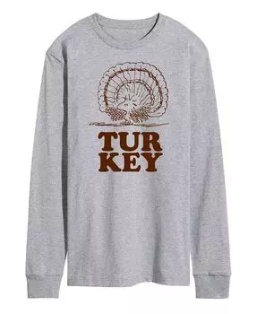 Мужская футболка с длинным рукавом Peanuts Turkey AIRWAVES, серый
