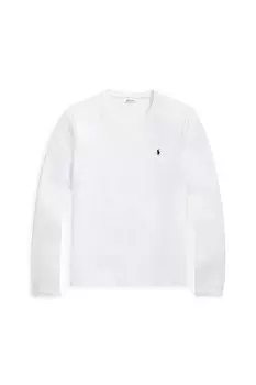Мужская футболка с длинным рукавом с круглым вырезом Polo Ralph Lauren, белый