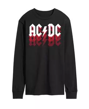 Мужская футболка с длинным рукавом с логотипом acdc AIRWAVES, черный