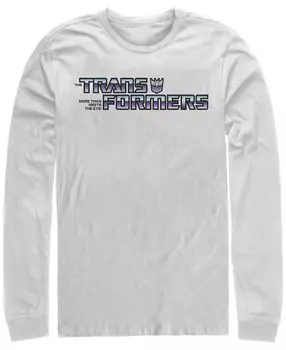 Мужская футболка с длинным рукавом с логотипом transformers generations decepticon Fifth Sun, белый