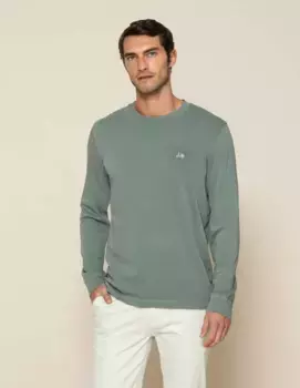 Мужская футболка с длинным рукавом Scotta 1985, темно-зеленый