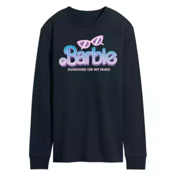 Мужская футболка с длинным рукавом "Солнечное настроение" Barbie, синий