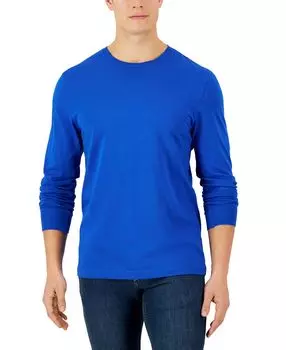 Мужская футболка с длинным рукавом, созданная для macy's Club Room, мульти