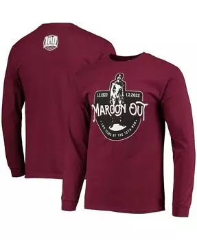 Мужская футболка с длинным рукавом Texas A&M Aggies 2022 Maroon Out 100 Years of the 12th Man Fanatics, красный