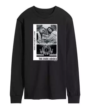 Мужская футболка с длинным рукавом the big lebowski the dude AIRWAVES, черный