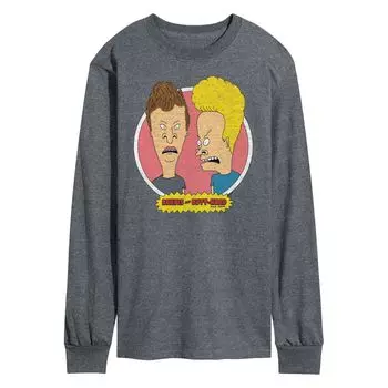 Мужская футболка с длинными рукавами Beavis And Butthead 30th Licensed Character