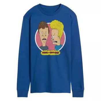 Мужская футболка с длинными рукавами Beavis And Butthead 30th Licensed Character