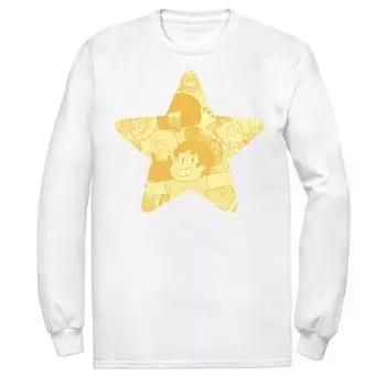 Мужская футболка с длинными рукавами Cartoon Network Steven Universe Gold Star Licensed Character