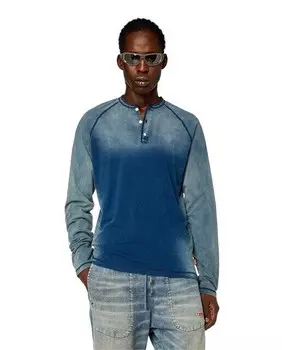 Мужская футболка с длинными рукавами Diesel, темно-синий