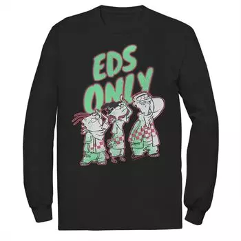 Мужская футболка с длинными рукавами Ed, Edd n Eddy Eds Only Portrait Licensed Character
