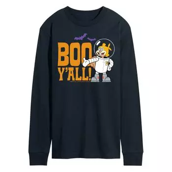 Мужская футболка с длинными рукавами «Губка Боб Квадратные Штаны» Boo Y'all Licensed Character