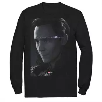 Мужская футболка с длинными рукавами и графическим рисунком, постер «Marvel Avengers Endgame Loki Avenge The Fallen»