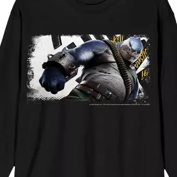 Мужская футболка с длинными рукавами и графикой DC Comics Suicide Squad King Shark Licensed Character