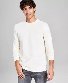 Мужская футболка с длинными рукавами и османской текстурой And Now This, тан/бежевый