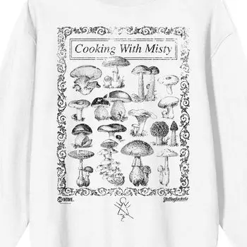 Мужская футболка с длинными рукавами и рисунком "Cooking With Misty" в желтой куртке Licensed Character