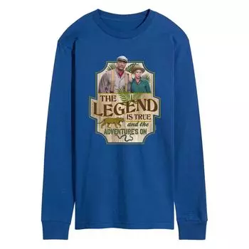 Мужская футболка с длинными рукавами и рисунком Disney's Jungle Cruise Legend Is True