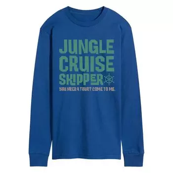 Мужская футболка с длинными рукавами и рисунком Disney's Jungle Cruise Skipper