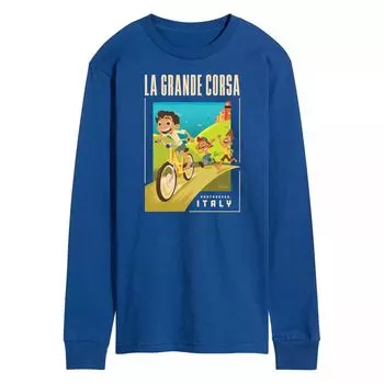 Мужская футболка с длинными рукавами и рисунком Disney's Luca La Grande Licensed Character