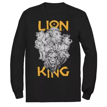 Мужская футболка с длинными рукавами и рисунком Disney's The Lion King