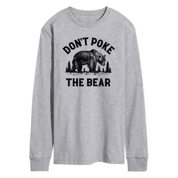 Мужская футболка с длинными рукавами и рисунком Dont Poke The Bear Licensed Character