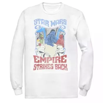 Мужская футболка с длинными рукавами и рисунком «Империя Звездных войн наносит ответный удар» Star Wars