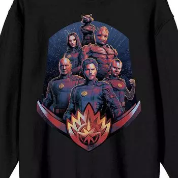 Мужская футболка с длинными рукавами и рисунком Marvel: Guardians Of The Galaxy V.3 Licensed Character