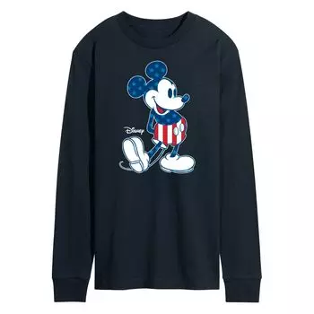 Мужская футболка с длинными рукавами и рисунком Микки Мауса Disney's Licensed Character