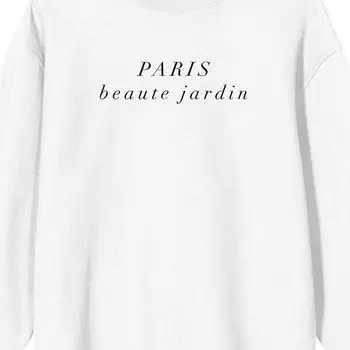 Мужская футболка с длинными рукавами и рисунком Paris Beaute Jardin Licensed Character