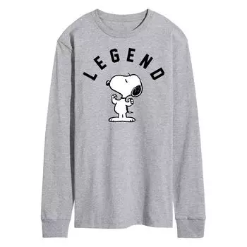 Мужская футболка с длинными рукавами и рисунком Peanuts Legend Licensed Character
